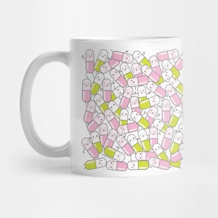 cute pills cartoon Mug